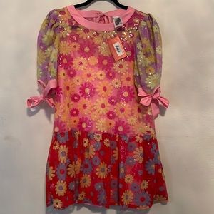 Queen of Sparkles sequin flower dress